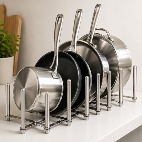 Ikea Variera Pot Lid Organizer, Stainless Steel, Set of 2 - Image 3