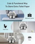 Life of Tree Toilet Paper Holder Stand, Bathroom Toilet Paper Storage - Image 5