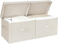 StorageWorks Fabric Storage Bins with Lids, Closet Storage Bins by StorageWorks