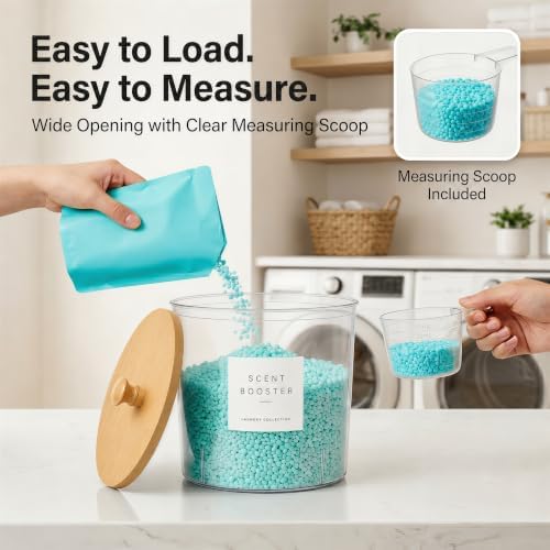 Laundry Room Organization Set, 4 Laundry Containers, 2 detergent dispenser - Image 6