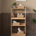 OIASKET 4 Pack Small Storage Shelf Baskets for Organizing, Mini Woven Rope Storage Bins for Towels, Cute Decorative Closet Organizer，Baby Nursery, Gift Empty Baskets -11.81''Lx7.87''Wx4.72''H-Jute - Image 2