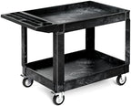 YITAHOME Utility Cart on Wheels 45 x 25 Inch w/Swivel Wheels(2 Brake) by YITAHOME