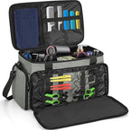 TORIBIO Large Hairdresser Bag with Adjustable Dividers, Barber Carrying Bag by TORIBIO