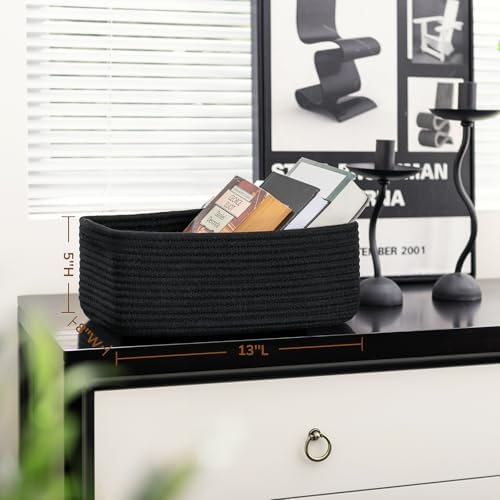 Goodpick 3-Pack Boo Storage Baskets for Closet Organizing, 13 x 8 x 5 in - Image 5