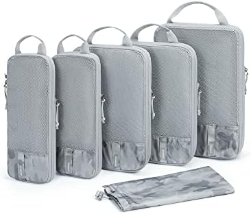 BAGSMART Compression Packing Cubes for Travel Essentials by BAGSMART