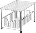 Simple Houseware Chrome Metal Stackable Storage Rack, 16.75 in L x 10.8 in W x 10.25 in H by SimpleHouseware