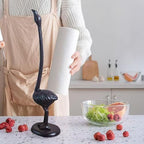Flamingos Paper Towel Holder Cast Iron Paper Towel Holder Funny Toilet Paper Holder for The Floor or Counter in The Kitchen or Bathroom Bronze Rustic - Image 2