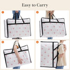 Lifewit 60L Clear Clothes Storage Bags,Plastic Foldable Blanket Storage Bag - Image 6