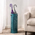 Concepts 21 inch Heavy Duty Metal Umbrella Stand - Durable Storage Holder for Umbrellas - Indoor and Outdoor Use - Stylish and Modern Organizer for Entryways. (Blue Green) by DHDByConcepts