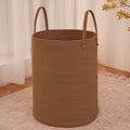 JMvicyroam 100L Cotton Rope Laundry Basket Hamper, Golden Jute by JMvicyroam