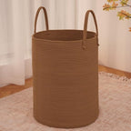 JMvicyroam 100L Cotton Rope Laundry Basket Hamper, Golden Jute by JMvicyroam