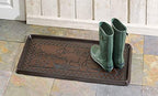 HF by LT Moose Scene Rubber Boot Tray, 32 x 16 inches, One-Piece Seamless Construction, Durable Vulcanized Rubber, Year Round Use Indoors or Outdoors, Bronze - Image 3