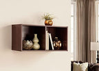 ClosetMaid Cubeicals 2-Cube Storage Shelf Organizer - Stackable or Wall-Mountable, Easy Assembly, Dark Cherry Finish - Image 2