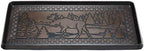 HF by LT Moose Scene Rubber Boot Tray, 32 x 16 inches, One-Piece Seamless Construction, Durable Vulcanized Rubber, Year Round Use Indoors or Outdoors, Bronze - Image 2