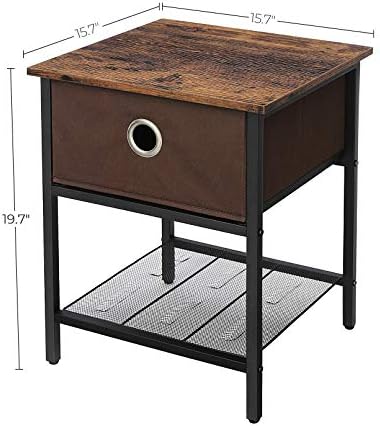 SONGMICS Dresser with 1 Fabric Drawer & 1 Shelf - Image 3
