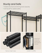 SONGMICS Closet Organizers and Storage, Clothes Rack with Shelves - Image 5