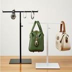 Purse Display Stand, Black 2PCS Jewelry Tower Stainless Steel - Image 3