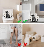 Funny Dog Toilet Tissue Holder,Animal Paper Holders,Decorative Metal Papers Holder,Funny Toilet Animal Storage for Bathrooms,Bathroom Paper Organizer for Extra 8 Rolls Free Standing Art Decor - Image 5