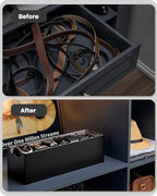 Lolalet Belt Organizer for Closet, Belt Box & Storage Drawer -Black - Image 5
