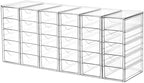 Vtopmart Acrylic Desk Organizer with 30 Drawers for Office, Makeup, Crafts by Vtopmart