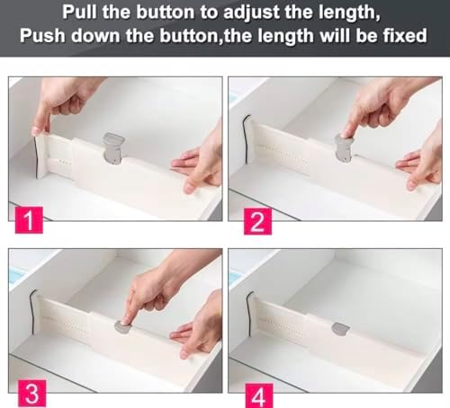 5-Pack Adjustable Drawer Dividers: The Ultimate Clutter-Free Solution - Image 5