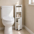 LuiceABC Upgraded Co-Extruded Board Toilet Paper Stand Cabinet for Bathroom by LuiceABC