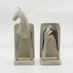 Lukitas Abstract Horse Decorative Bookends Heavy Duty Non-Slip, Resin 11'' - Image 5