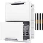 Perlegear 17″ in-Wall Media Box, Electrical Box, Cable Management Kit by Perlegear