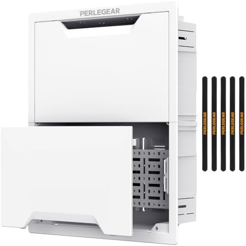 Perlegear 17″ in-Wall Media Box, Electrical Box, Cable Management Kit by Perlegear