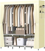 LOKEME Wardrobe Closet,Steel Pipe Diameter 19mm,Portable Closet for Bedroom by LOKEME-USDirect