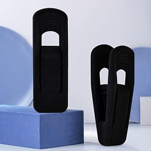 TOFIIGREM Black Velvet Hanger Clips (60-Pack), Strong Finger Clips for Velvet Hangers, Skirt Hanger Clips Fit for Flocking Hangers - Image 5