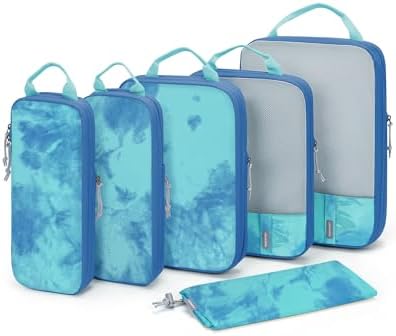 BAGSMART Compression Packing Cubes for Travel Essentials by BAGSMART