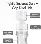 3-Pack Laundry Detergent Dispenser, Mess-Free Pour, 50oz, Clear Plastic - Image 5