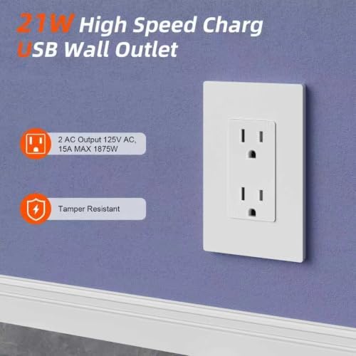 in Wall Cable Management Kit 2 AC TV Outlet Wall Kit 7.8ft Cord Power Relocation in Wall Outlet Extender for Living Room Bedroom and Home Theater - Image 3