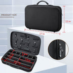 Yueieoun Barber Clippers Briefcase, 17-inch Hair Cutting Supplies Bag - Image 4