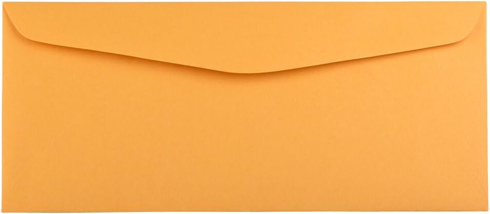JAM PAPER #14 Envelopes - 5 x 11 1/2 - Brown Kraft Manila - Bulk 250/Box by JAMPaper