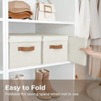 StorageWorks Closet Storage Bins, Fabric Storage Bins with Lids - Image 3