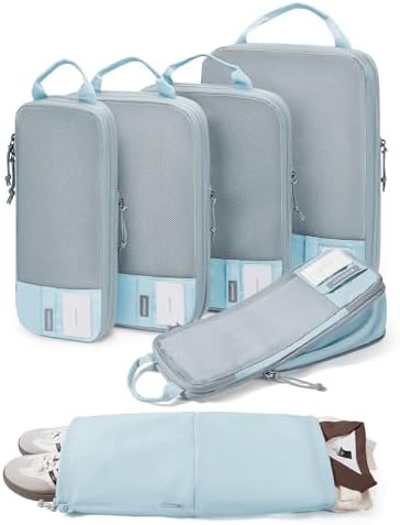 BAGSMART Compression Packing Cubes for Travel Essentials by BAGSMART