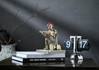 Roman Praetorian Prefect Warrior Knight Pen Holder Desk Ornament Bronze - Image 6