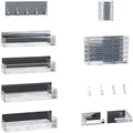 Mystozer Magnetic Spice Rack for Refrigerator Clear, 8 Pack by Mystozer