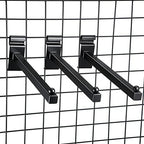 Oudain 10Pcs Gridwall Hooks 12 Inch Heavy Duty Grid Wall Hangers, Black - Image 4