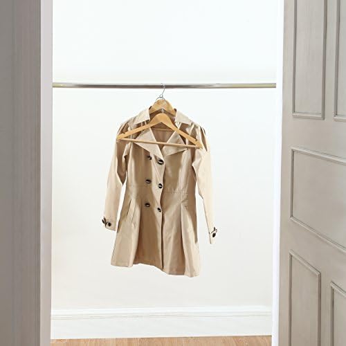 Proman Products Wooden Hangers Kascade Space Saving Clothes Hangers 50 Pack - Image 2