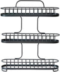 Spectrum Yumi Small Three Tier Spice Rack Black for Countertop Cabinets Cupboards Kitchens, 3 Tier Spice Organizer Shelf Rack Wire Basket for Modern Kitchens, Spice Rack Stand for Counter Organization by Unknown