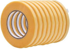 WOD Clear 10 Pack, Poly Bag Sealer Tape - 3/8 inch x 180 yds. for Color Coding Age of Perishables, Food Storage, Pack,Aging and Sealing Meat, Candy, or Gifts BSTC22PVC by WODTape