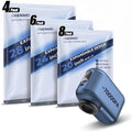 18-Pack Vacuum Storage Bags for Travel with 70KPA Rechargeable Pump,3 Sizes by SmartComfortSimpleLiving