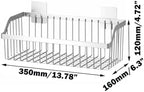 Hanging Kitchen Baskets, Storage Spice Shelf, Wall Mount Storage Baskets, SUS304 Stainless Steel Basket for Kitchen, Bathroom, Storage, 4 Pack, L 11.8Inch, D 6.3Inch, H 4.75Inch - Image 2