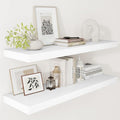 Vivelove 12 Inch Deep Floating Shelves 36” Set of 2, White by VIVELOVE