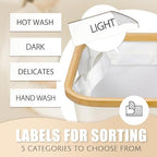 Hampers for Laundry Basket with Lid, 145L Large Laundry Hamper 3 Section - Image 6