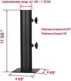 Umbrella Outdoor Holder Heavy Duty Steel Universal Umbrella Base Stand for Decks,Docks,Pontoons,patios,Picnic Tables - Image 2