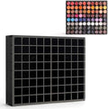 Krafetto 80-Grid Paint Organizer for 2 Oz Bottles, Wall Mount, Black by Krafetto